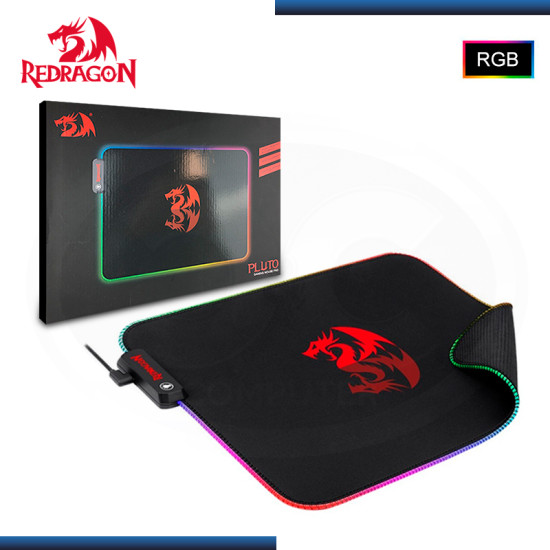 MOUSE PAD REDRAGON PLUTO RGB GAMING 330x260x3mm (PN:P026)