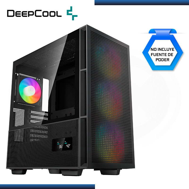 CASE DEEPCOOL CH560 DIGITAL BLACK ARGB SIN FUENTE VIDRIO TEMPLADO USB 3.0 (PN:R-CH560-BKAPE4D-G-1)