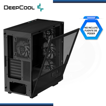 CASE DEEPCOOL CH560 DIGITAL BLACK ARGB SIN FUENTE VIDRIO TEMPLADO USB 3.0 (PN:R-CH560-BKAPE4D-G-1)