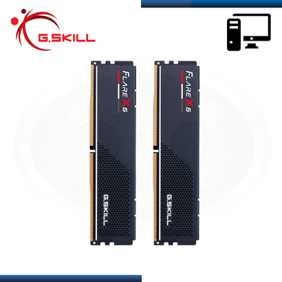 MEMORIA 32GB (16GBx2) DDR5 G.SKILL FLARE X5 BLACK AMD EXPO BUS 6000MHZ (PN:F5-6000J3648D16GX2-FX5)