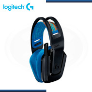 AUDIFONO LOGITECH G G535 BLACK BLUE LIGHTSPEED WIRELESS CON MICROFONO COMPATIBLE PS5/PS4  (PN:939-002218)