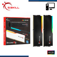 MEMORIA 32GB (16GBx2) DDR5 G.SKILL RIPJAWS M5 RGB BLACK INTEL XMP BUS 6000MHZ (PN:F5-6000J3648D16GX2-RM5RK)