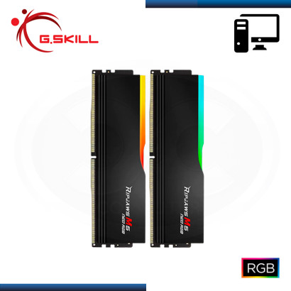 MEMORIA 32GB (16GBx2) DDR5 G.SKILL RIPJAWS M5 NEO RGB BLACK AMD EXPO BUS 6000MHZ (PN:F5-6000J3648D16GX2-RM5RK)