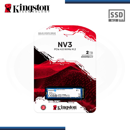 SSD 2TB KINGSTON NV3 M.2 2280 NVMe PCIe GEN4x4 (PN:SNV3S/2000G)