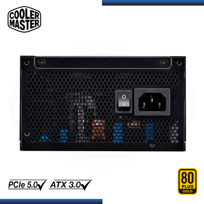 FUENTE COOLER MASTER GX II 750W 80 PLUS GOLD FULL MODULAR (PN:MPX-7503-AFAG-2BUS)