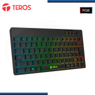 TECLADO TEROS TE-4066 BLACK RGB MULTIMEDIA WIRELESS