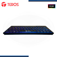 TECLADO TEROS TE-4066 BLACK RGB MULTIMEDIA WIRELESS