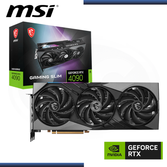 MSI GEFORCE RTX 4090 24GB GDDR6X 384BITS GAMING SLIM (PN:912-V510-400)