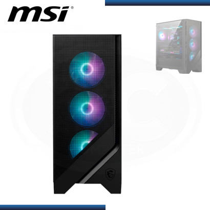 CASE MSI MAG FORGE 320R AIRFLOW BLACK ARGB SIN FUENTE VIDRIO TEMPLADO USB 3.2