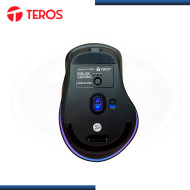 MOUSE TEROS TE-5168N BLACK 7 BOTONES 6400 DPI BLUETOOTH/WIRELESS/USB (PN:TE-5168N)