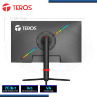 MONITOR LED 24.5" TEROS TE-2472G 1920x1080 HDMI DP 1MS/260HZ