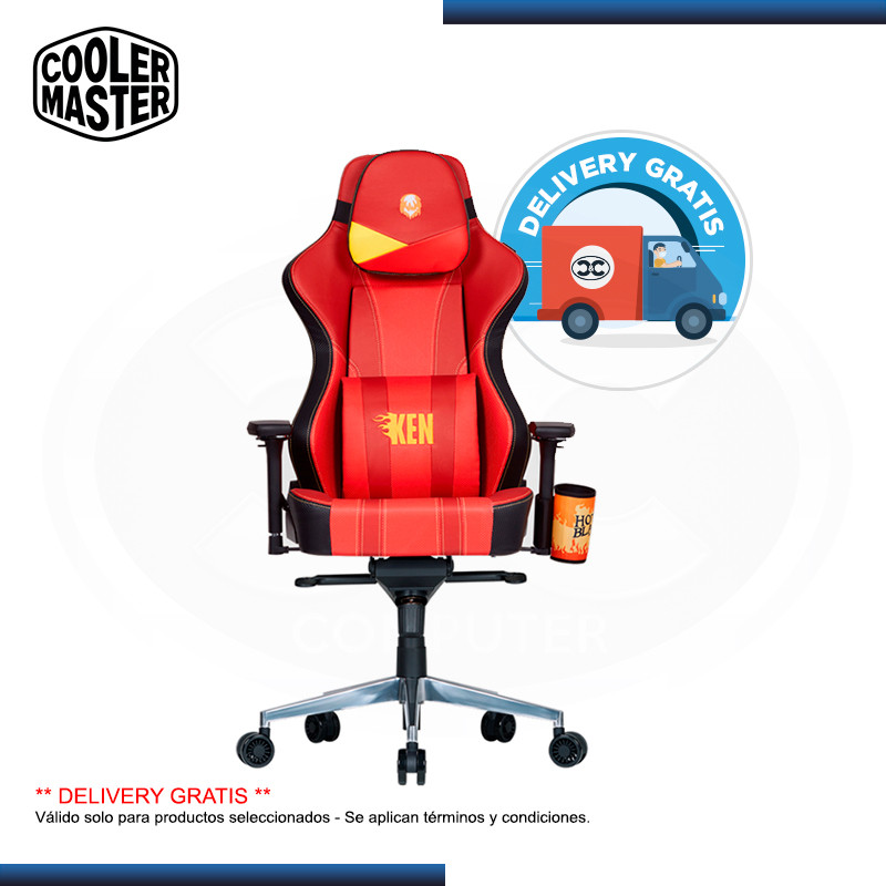 SILLA COOLER MASTER CALIBER X2 STREET FIGHTER 6 EDITION KEN (PN:CMI-GCX2- KEN)