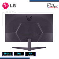 MONITOR LED 27" LG 27GS50F-B ULTRAGEAR 1920x1080 HDMI DP 1MS/180Hz/AMD FREESYNC