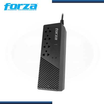 FORZA FVR-1012 ESTABILIZADOR 1000VA/500W 4 TOMAS BLACK