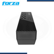 FORZA FVR-1012 ESTABILIZADOR 1000VA/500W 4 TOMAS BLACK