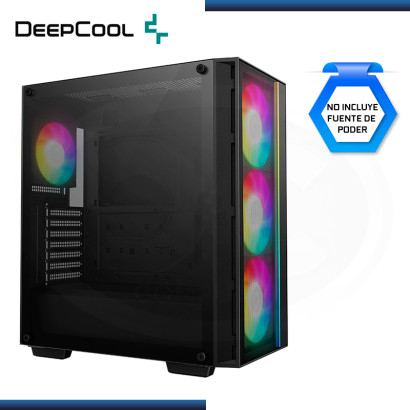 CASE DEEPCOOL MATREXX 55 MESH V4 C BLACK ARGB SIN FUENTE VIDRIO TEMPLADO USB 3.0 (PN:R-MATREXX55-BCAGA4-G-4)