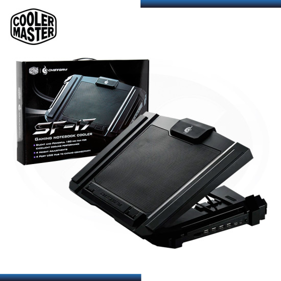 COOLER MASTER SF-17 BLACK COOLER PARA LAPTOP BAD BOX (PN:R9-NBC-SF7K-GP)