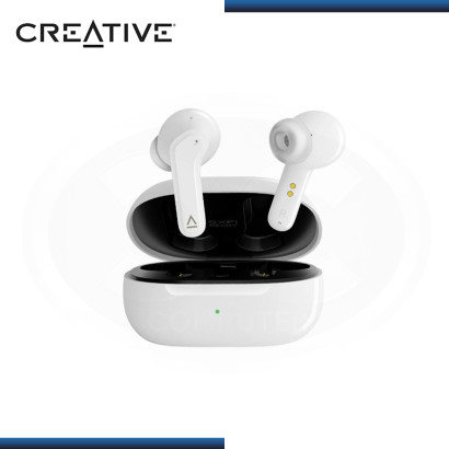 AUDIFONO CREATIVE ZEN AIR TRUE WHITE CON MICROFONO WIRELESS BT IPX4 (PN:51EF1050AA000)