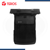 MOCHILA TEROS PARA LAPTOP BLACK TAMAÑO 15.6" (PN:TE-9018)