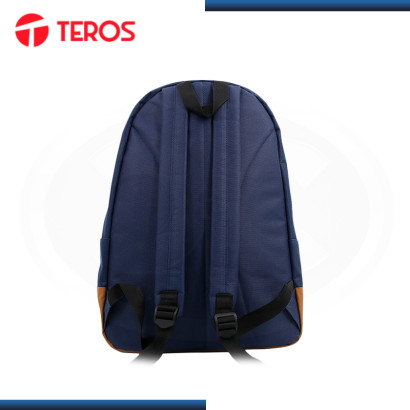 MOCHILA TEROS PARA LAPTOP AZUL CON MARRON TAMAÑO 15.6" (PN:TE-ACS9019)