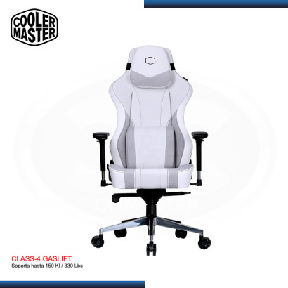 SILLA COOLER MASTER CALIBER X2C WHITE (PN:CCMI-GCX2C-GW)