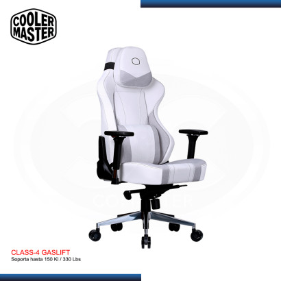 SILLA COOLER MASTER CALIBER X2C WHITE (PN:CCMI-GCX2C-GW)