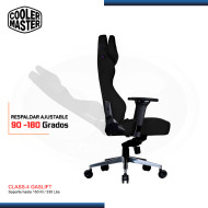 SILLA COOLER MASTER CALIBER X2C BLACK (PN:CMI-GCX2C-BK)