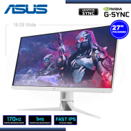 MONITOR LED 27" ASUS ROG STRIX XG27AQ-W WHITE 2560x1440 HDMI DP 1MS/170Hz/ADAPTIVE-SYNC/COMPATIBLE NVIDIA G-SYNC