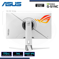 MONITOR LED 27" ASUS ROG STRIX XG27AQ-W WHITE 2560x1440 HDMI DP 1MS/170Hz/ADAPTIVE-SYNC/COMPATIBLE NVIDIA G-SYNC