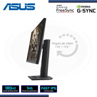 MONITOR LED 27" ASUS ROG STRIX XG27ACS 2560x1440 HDMI DP USB-C 1MS/180Hz/AMD FREESYNC/COMPATIBLE NVIDIA-SYNC