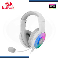 AUDIFONO REDRAGON PANDORA WHITE CON MICROFONO USB + 3.5MM(PN:H350W-RGB)