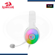 AUDIFONO REDRAGON PANDORA WHITE CON MICROFONO USB + 3.5MM(PN:H350W-RGB)