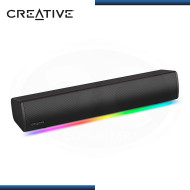 BARRA DE SONIDO CREATIVE SOUND BLASTER GS3 RGB BLACK (24W) CONECTIVIDAD 3.5MM/BLUETOOTH 5.4 (PN:51MF8465AA000)