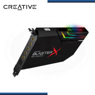 TARJETA DE SONIDO PCIe CREATIVE SOUND BLASTERX AE-5 PLUS GAMING RGB (PN:70SB174000003)