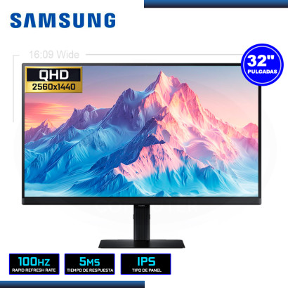 MONITOR LED 32" SAMSUNG LS32D600EALXPE VIEWFINITY S6 2560x1440 HDMI DP 5MS/100Hz