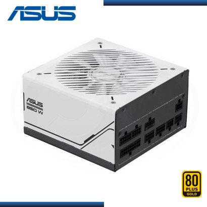 FUENTE ASUS PRIME 850W WHITE 80 PLUS GOLD MODULAR (PN:90YE00U0-BVAA00)