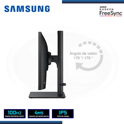 MONITOR LED 24" SAMSUNG LS24C432GANXZA ESSENTIAL S3 1920x1080 HDMI DP VGA 4MS/100Hz/AMD FREESYNC