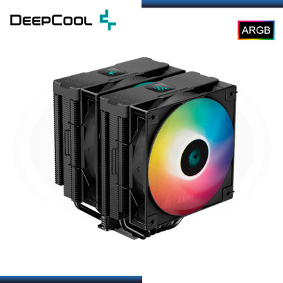 DEEPCOOL AG620 DIGITAL BLACK ARGB REFRIGERACION AIRE AMD/INTEL (PN:R-AG620-BKADMN-G-2)