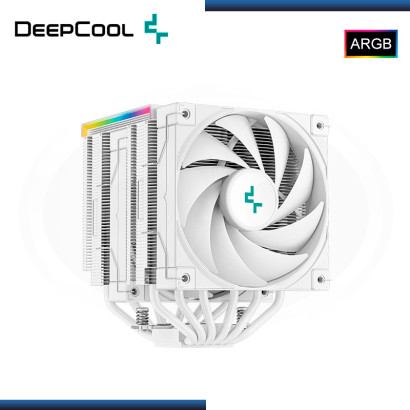 DEEPCOOL AK620 DIGITAL WHITE TIRAS LED ARGB REFRIGERACION AIRE AMD/INTEL (PN:R-AK620-WHADMN-G)