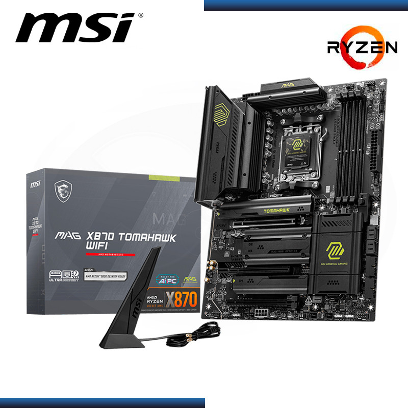 PLACA MSI MAG X870 TOMAHAWK WIFI AMD RYZEN AM5 DDR5