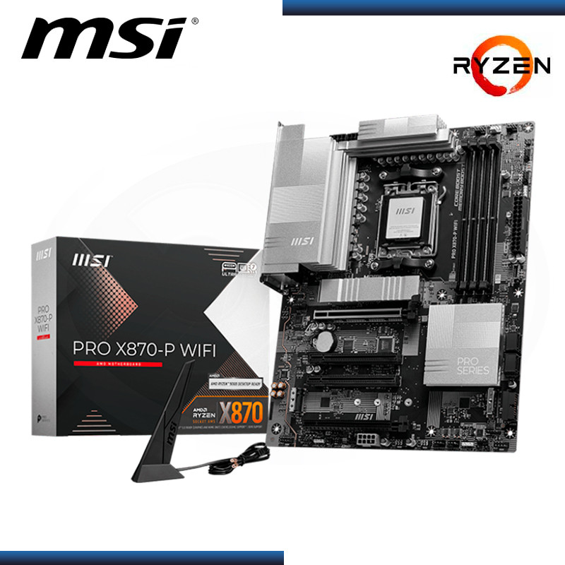 PLACA MSI PRO X870-P WIFI AMD RYZEN AM5 DDR5