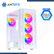 CASE ANTRYX RX-260 WHITE FIXED-RGB SIN FUENTE VIDRIO TEMPLADO USB 3.0/USB 2.0 (PN:AC-RX260WFR)