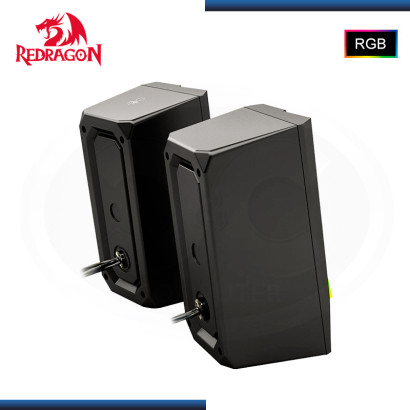 PARLANTES REDRAGON ANVIL GS520 BLACK RGB (10W) CONECTIVIDAD USB + 3.5MM