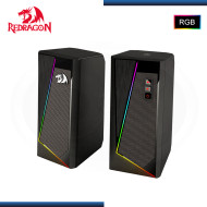 PARLANTES REDRAGON ANVIL GS520 BLACK RGB (10W) CONECTIVIDAD USB + 3.5MM