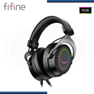 AUDIFONO FIFINE H3 BLACK RGB CON MICROFONO USB COMPATIBLE PS5/PS4/XBOX/SWITCH/PC