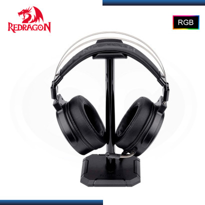 AUDIFONO REDRAGON LAMIA 2 H320 BLACK RGB CON MICROFONO SONIDO ENVOLVENTE 7.1 USB INCLUYE SOPORTE