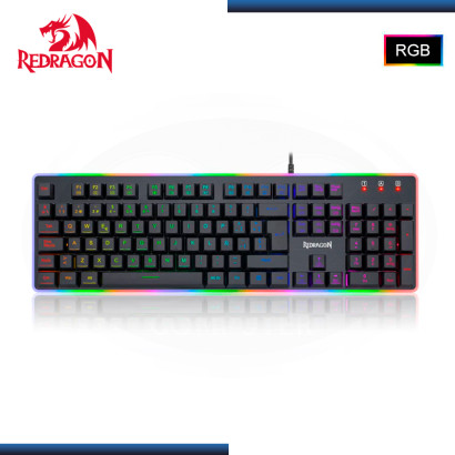 TECLADO REDRAGON DYAUS II RGB SEMI MECANICO MEMBRANA ESPAÑOL (PN:K509RGB)