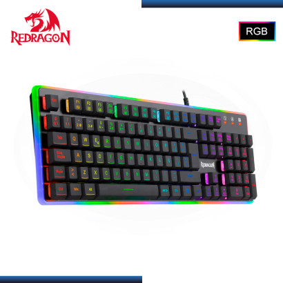 TECLADO REDRAGON DYAUS II RGB SEMI MECANICO MEMBRANA ESPAÑOL (PN:K509RGB)