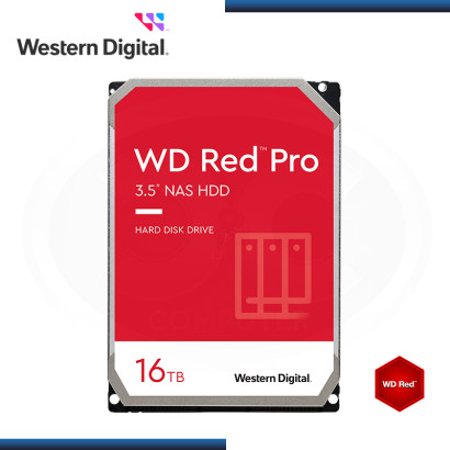 DISCO DURO 16TB WD RED PRO NAS WARE SATA 6GB/s FORMATO 3.5" (PN:WD161KFGX)