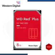 DISCO DURO 8TB WD RED PLUS NAS WARE SATA 6GB/s FORMATO 3.5" (PN:WD80EFPX)